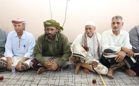 رئيس حلف قبائل حضرموت يستقبل وفدًا من مناصب مشائخ آل باوزير