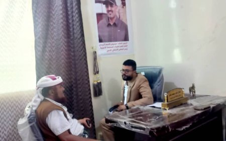 الضالع.. وكيل شؤون المديريات يلتقي بعدد من قيادات المجلس الانتقالي والسلطة المحلية