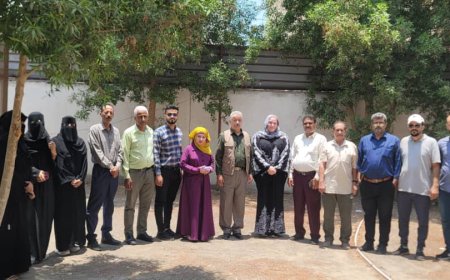 مكتب تنسيق الأعمال المتعلقة بالألغام ['YMACC]، يدير اجتماع التقييم الشهري الدوري للنتائج المحققة