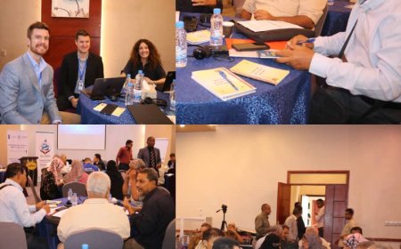 انعقاد ورشة عمل نظمتها الوحدة التنفيذية لادارة مخيمات النازحين لحلول التنمية القائمة على مسالة النزوح