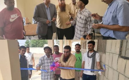 في إطار متابعته لأوضاع المرافق. محافظ أبين يزور المعهد الصحي