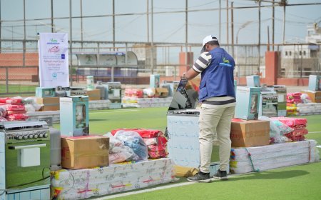 بتمويل مؤسسة صلة للتنمية.. سواعد الخير تنفذ مشروع توزيع المواد الإيوائية غير الغذائية في عدن