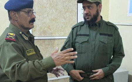 مدير أمن لحج العميد ناصر الشوحطي يزور وكيل وزارة الداخلية لشؤون الأمن العام اللواء الركن محمد مساعد الأمير في العاصمة عدن