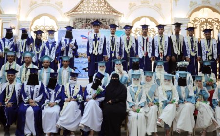 الكلية الوطنية تقيم الحفل التوديعي لطلابها للاقسام (مساعد طبيب، تخدير، عمليات)