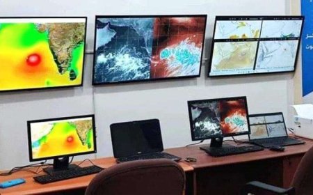 مركز التنبؤات والارصاد : استمرار الأمطار الرعدية الغزيرة والرياح الشديدة على عدد من المحافظات