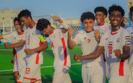 منتخب الناشئين يكسب البروفة الأخيرة أمام تضامن حضرموت