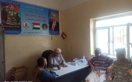 رئيس انتقالي سرار يناقش مع نائب رئيس النادي أوضاع فريق سرار الرياضي