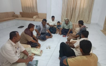 اجتماع اللجنة التحضيرية  استعداداً لتأسيس وإشهار الإئتلاف الوطني الجنوبي فرع لودر