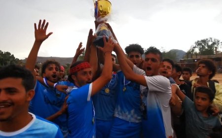 النجوم يتوج بطلا لدوري الفقيد سلطان هرهره بالضالع