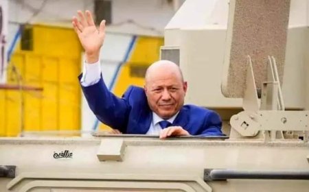 العليمي يزور تعز لأول مرة وسط استقبال شعبي ورسمي