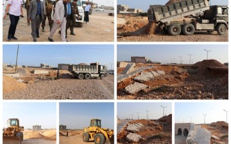 بإشراف وزير الأشغال.. بدء تنفيذ مشروع صيانة الطرق الرئيسية في مدينة الغيضة بمحافظة المهرة