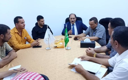 محافظ الضالع يناقش مع مركز الملك سلمان التدخلات الإنسانية والخدمية بالمحافظة.