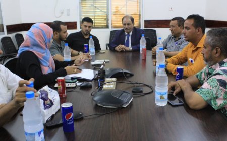 محافظ الضالع يبحث مع  منظمة لجنة الإنقاذ الدولية تدخلاتها بالمحافظة.