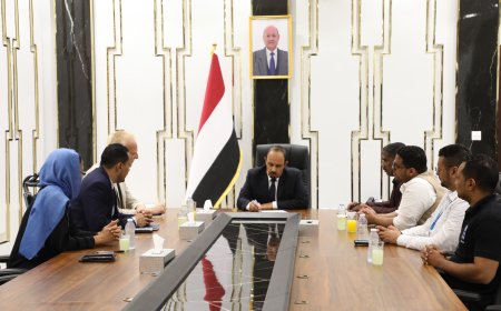 محافظ حضرموت يبحث مع وفد UNDP مشاريع البرنامج والتحضير لعقد ورشة تقويمية بالمكلا