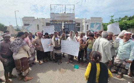 لما تعرضت له مزارعهم وقراهم للجرف.. المزارعون في دلتاابين،ينفذون وقفة احتجاجية 