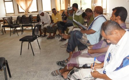 حلقة نقاشية حول الصعوبات والتحديات التي تواجه انطلاق العام الدراسي( 2025\2024) في مديرية مودية