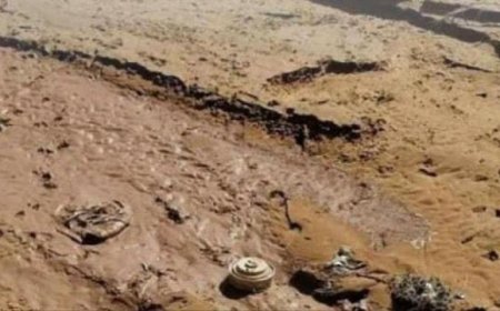 الغام حوثية تكشفها السيول الجارفة بالحديدة