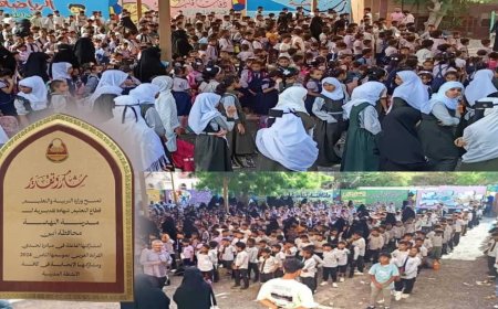 وزارة التربية والتعليم تكرم مدارس النهضة الأهلية النموذجية بجعار بدرع التميز