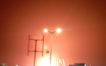 عاجل.. انفجار ضخم بمحطة غاز بالمنصورة