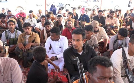 شباب المشقاص يعلنون عن موقفهم الثابت والداعم لحلف قبائل حضرموت وخطواته التصعيدية