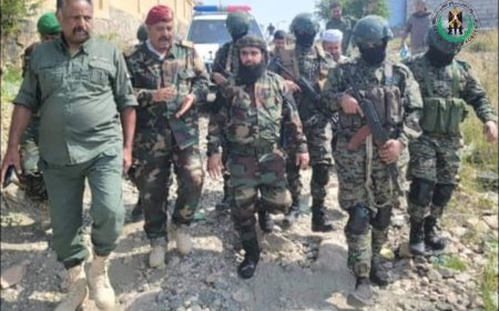 مدير مكافحة المخدرات في الحزام الأمني يزور حزام يافع ويشدد على تعزيز جهود مكافحة المخدرات