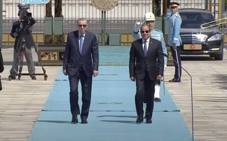 الرئيس التركي أردوغان يستقبل نظيره المصري السيسي في زيارة هي الأولى من نوعها منذ 12 عاما