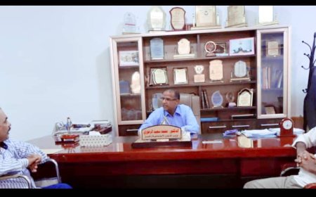 معالي الوزير الدكتور /محمد الزعوري يستقبل رئيس جمعية مرضى التصلب العصبي جياب الغلابي