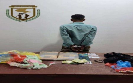 شبوة.. متهم بتجارة مواد مخدرة يقع في قبضة الامن 