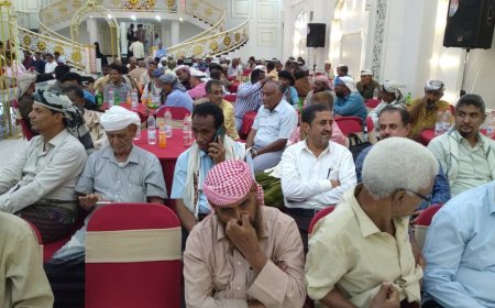 لقاء تشاوري موسع تحت عنوان ( معاً لتفعيل دور المجتمع المدني) في محافظة أبين