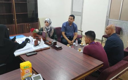 مدير عام مستشفى الأمراض النفسية تلتقي ممثل البرنامج الوطني للصحة النفسية في وزارة الصحة