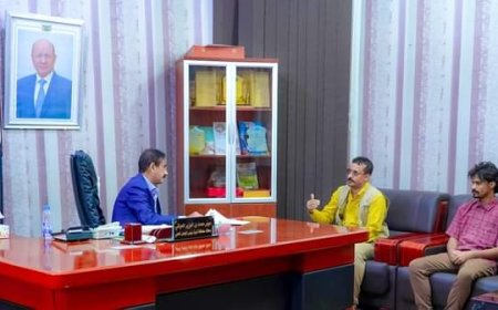 المحافظ بن الوزير يشيد بتدخلات مكتب الأمم المتحدة للمشاريع في قطاع الطاقة بالمحافظة.