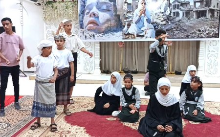 مسرحية "رسالة السلام" وعودة أمجاد المسرح المدرسي المندثر منذ عقود بأبين ..