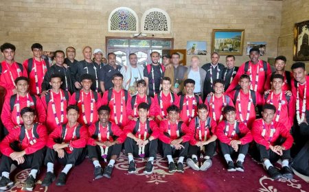استقبال حافل لبعثة منتخب الناشئين لدى وصولها مطار صنعاء