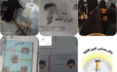 رياض ومدارس التميز الاهلية جعار تنظم دورة تدريبية لامهات الصف الأول اساسي. 