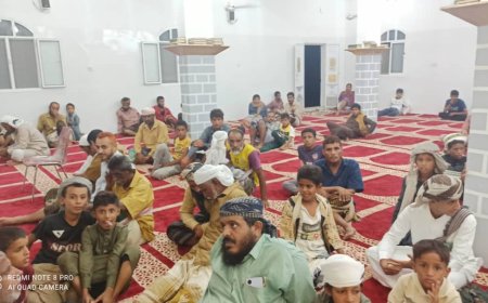 مدينة الوضيع تشهد افتتاح مسجد السنة