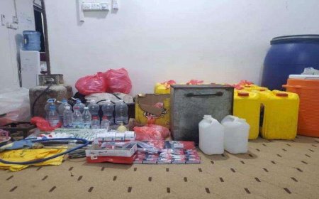 أمن المهرة يضبط معمل لصناعة الخمور " البلدي "