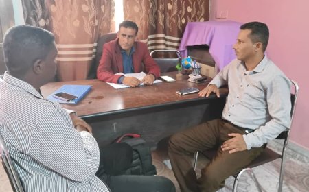 مؤسسة ضياء للتنمية تناقش مع رئيس مؤسسة الخليج العربي خطة طوارئ السيول أبين