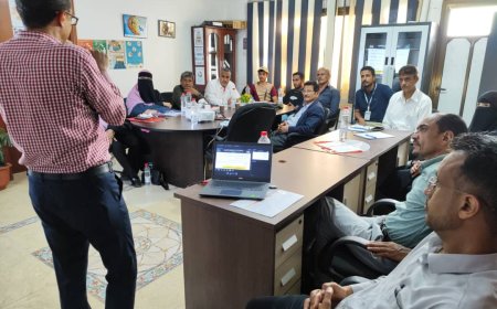 الوحدة التنفيذية للتغذية المدرسية تشارك في اجتماع مراجعة تدخلات الهدف الاستراتيجي لتحديث خطة التغذية