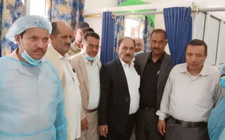 محافظ الضالع يختتم انشطة مشروع الاستجابة الصحية والإيوائية في مديرية قعطبة. 