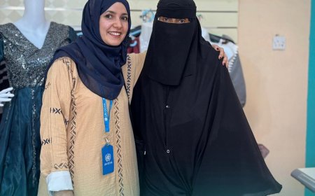 مكتب الأمم المتحدة لتنسيق الشؤون الإنسانية (UN OCHA) يزور مؤسسة سواعد الخير الإنسانية ويشيد بمشاريع التمكين الاقتصادي