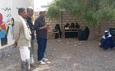 مكتب حماية البيئة يدشن غرس الاشجار وتاسيس نادي بيئي وتوعية الطالبات بثانوية الدرجاج بخنفر