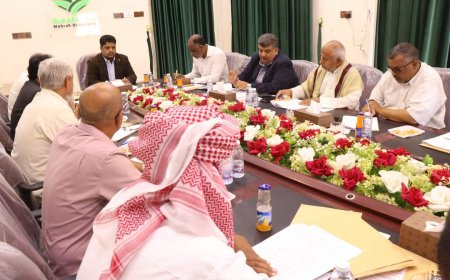 رئيس جامعة المهرة يترأس الاجتماع الاعتيادي لمجلس الجامعة في دورته الأولى للعام الجامعي 2024- 2025م.