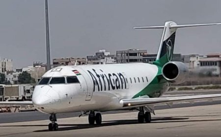 مطار عدن الدولي يستقبل أول طائرة لخطوط جوية جديدة African Express Airways