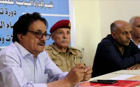 انتقالي الضالع يقيم دورة تدريبية لرؤساء الأقسام السياسية بالمديريات حول مجالات ومفاهيم السياسة