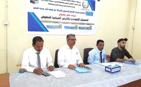 الضالع.. ورشة عمل حول "التحديات الإقتصادية والفرص الشبابية للنهوض"