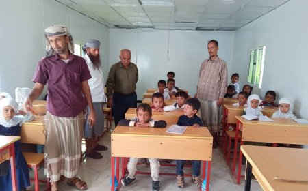 مدير تربية لودر في زيارة تفقدية لمدرسة عثمان بن عفان ثرة بلودر