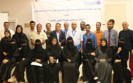 المفوضية السامية تقيم ورشة عمل للمجتمع المدني العمل مع الاليات الدولية لحقوق الانسان.