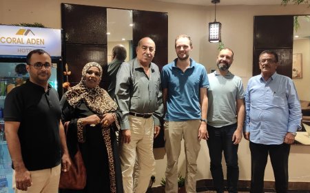 قيادة مجلس عدن الوطني تلتقي وفد المعهد الأوربي للسلام