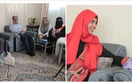 وكيلة وزارة الشباب والرياضة في زيارة لأسرة المناضل عبدالله عبدالوهاب نعمان "الفضول" 