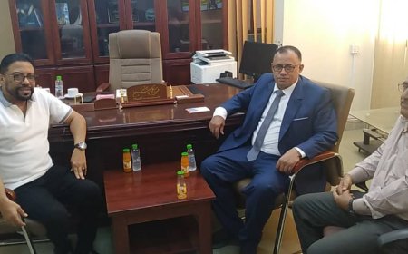 مدير مكتب رئيس مجلس القضاء الأعلى يبحث مع نائب وزير الإعلام تعزيز التعاون بين القضاء والإعلام
